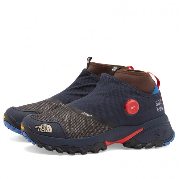 Men's The North Face X Undercover Soukuu Hedgehog Offtrail Hybrid Shoes in Potting Soil/Urban Navy | Size: UK 9 | Rubber/Eva | END Clothing - shopify_US_11108796629330