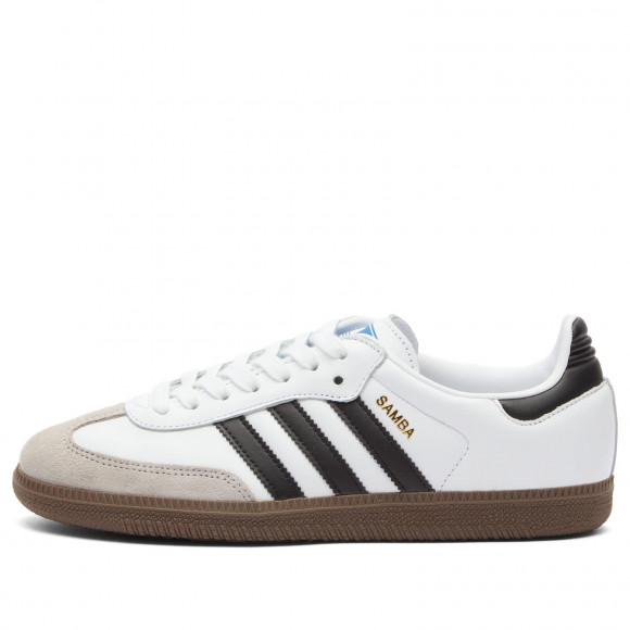 Adidas Samba Og Shoes in White/Core Black | Size: UK 7.5 | Leather/Rubber | END Clothing - shopify_US_11108797088082
