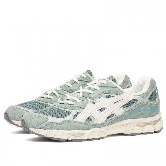 Men's Asics Gel-Nyc Shoes in Ivy/Smoke Grey | Size: UK 8.5 | Synthetic Leather/Rubber/Foam | END Clothing - shopify_US_11108800266578