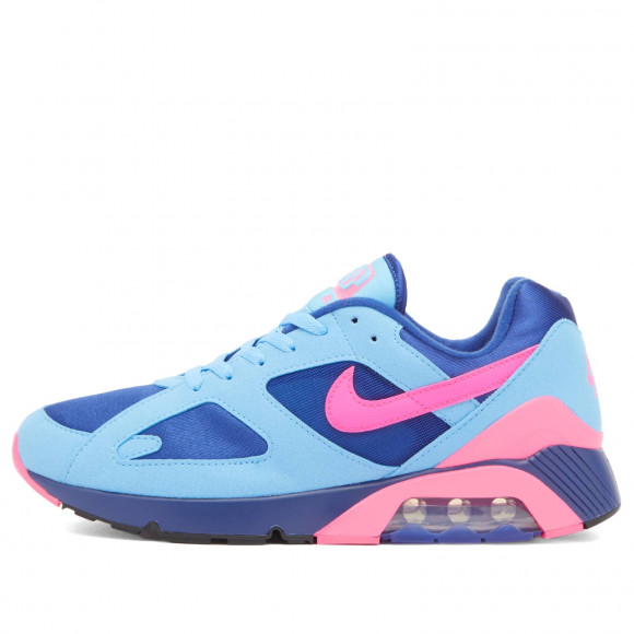 Men's Nike Air 180 Sneakers in University Blue/Hyper Pink | Size: UK 4 | Suede/Mesh/Rubber | END Clothing - shopify_US_11108810654034