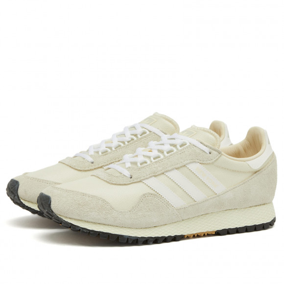 Adidas New York Shoes in Wonder White/White/Alumina | Size: UK 10 | Suede/Mesh/Rubber | END Clothing - shopify_US_11108811768146