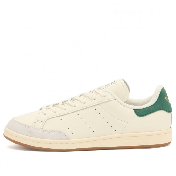 Adidas Consortium Stan Smith Sneakers - Presented By End. in Off White/Dark Green/Crystal White | Size: UK 11.5 | Leather/Suede | END Clothing - shopify_US_11108812456274