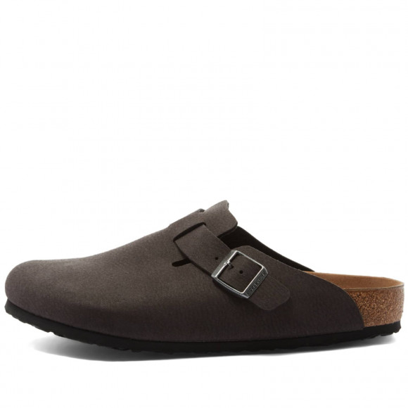 Men's Birkenstock Boston Vegan Shoes in Black Desert Dust | Size: UK 7.5 | Eva/Synthetic | END Clothing - shopify_US_11108814618962