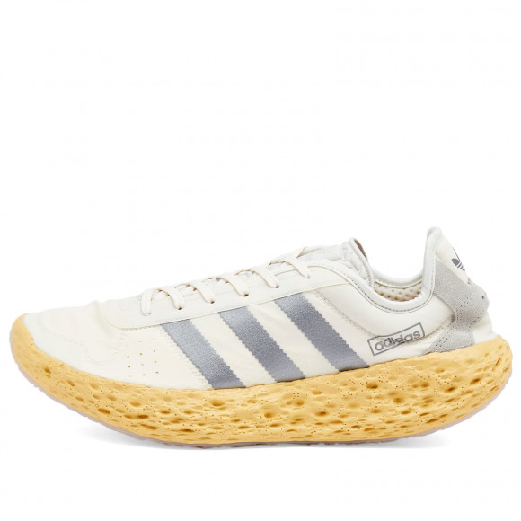 Men's Adidas Zponge Sneakers in Grey/Iron Met./Yellow | Size: UK 10.5 | Nylon/Mesh/Rubber | END Clothing - shopify_US_11108815405394