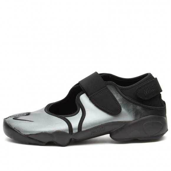 Women's Nike Air Rift Ltr Sneakers in Silver/Black | Size: UK 5.5 | Mesh/Foam/Synthetic | END Clothing - shopify_US_11108816126290