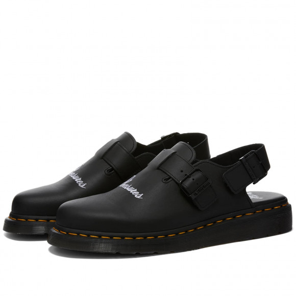 Men's Dr. Martens X Pleasures Jorge Shoes in Black | Size: UK 6.5 | Leather/Rubber | END Clothing - shopify_US_11108817469778