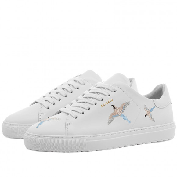 Women's Axel Arigato Clean 90 Bird Sneakers in White/Blue/Pink | Size: UK 9.5 | Rubber/Leather | END Clothing - shopify_US_11108817895762