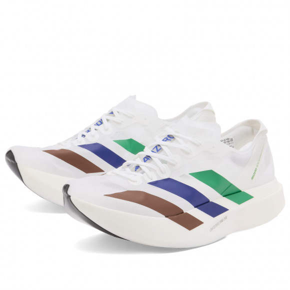 Pharrell Williams X Adidas Adizero Adios Pro Evo 1 Sneakers in Semi Lucid Blue/Preloved Brown/Semi Court Green | Size: UK 5 | END Clothing - shopify_US_11108818518354