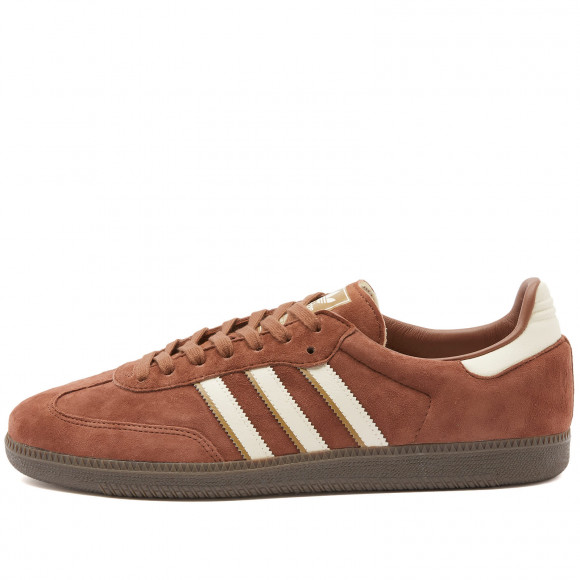 Adidas Samba Og Shoes in Preloved Brown/Wonder White/Earth Strata | Size: UK 7 | Leather/Rubber | END Clothing - shopify_US_11108819796306