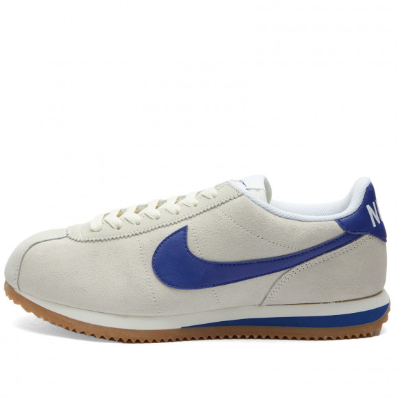 Women's Nike W Cortez Shoes in Pale Ivory/Deep Royal Blue | Size: UK 5.5 | Leather/Suede/Mesh | END Clothing - shopify_US_11108821926226