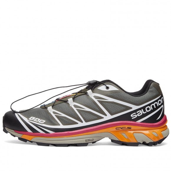 Salomon Xt-6 Shoes in Beluga/ Black/Russet Orange | Size: UK 5 | Rubber/Eva | END Clothing - shopify_US_11108823171410