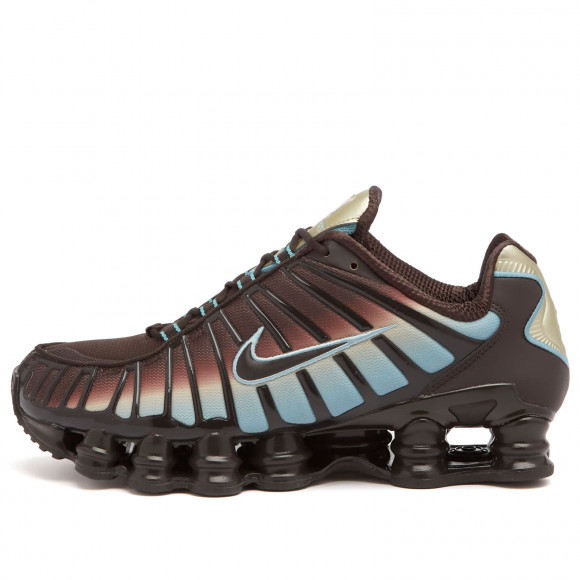 Women's Nike W Shox Tl Sneakers in Velvet Brown/Denim/Desert Khaki | Size: UK 8.5 | 100% Mesh | END Clothing - shopify_US_11108824187218