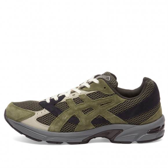 Asics Gel-1130 Shoes in Olive Canvas/Smog Green | Size: UK 8 | Canvas/Suede/Mesh | END Clothing - shopify_US_11108824252754