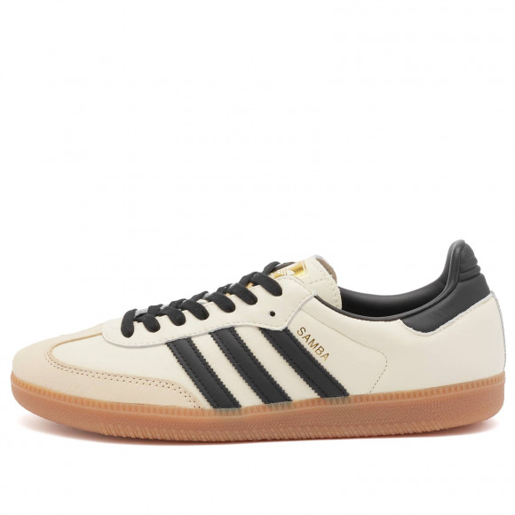 Adidas Samba Og Shoes in Cream White/Core Black/S | Size: UK 5.5 | Leather/Rubber | END Clothing - shopify_US_11108825596242