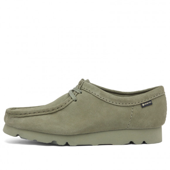 Women's Clarks Originals Wallabee Gore-Tex Shoes in Khaki/Green Suede | Size: UK 5 | Suede/Eva/Leather | END Clothing - shopify_US_11108826546514
