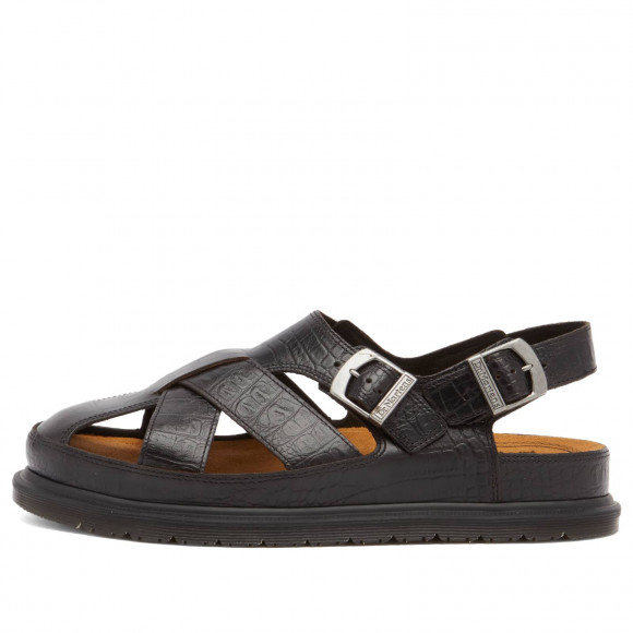 Men's Dr. Martens San Fisherman Sandal in Dark Brown | Size: UK 10 | 100% Leather | END Clothing - shopify_US_11108826939730
