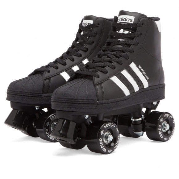Women's Adidas Superstar 82 Skate W Sneakers in Black/White/Silver Met. | Size: UK 6 | Leather/Rubber | END Clothing - shopify_US_11108827595090