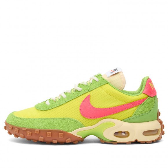 Nike Air Max Waffle Sp 2 Sneakers in Electrolime/Crimson/White | Size: UK 4.5 | Suede/Rubber | END Clothing - shopify_US_11108839489874