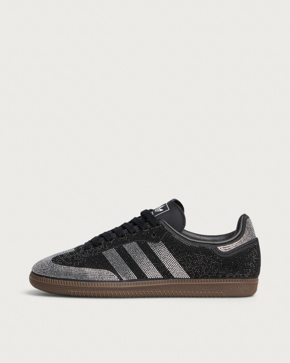 Women's Adidas Samba Og Diamante Sneakers in Core Black/White | Size: UK 7.5 | Rubber/Synthetic/Leather | END Clothing - shopify_US_11108840014162