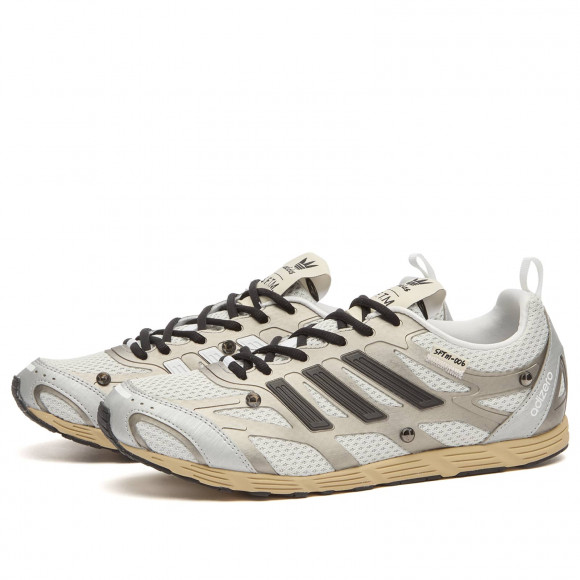 Adidas X Sftm Adizero Sneakers in Grey One/Core Black/Matte Silver | Size: UK 8 | Leather/Suede/Mesh | END Clothing - shopify_US_11108840898898