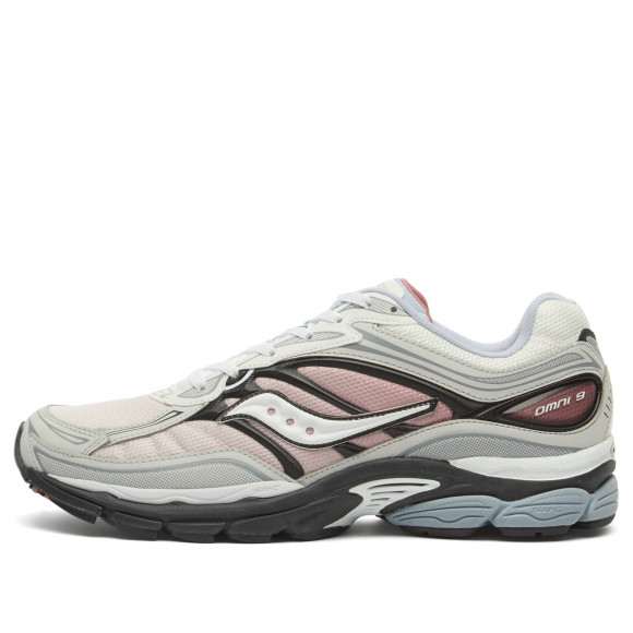 Men's Saucony Progrid Omni 9 Sneakers in Red Fade | Size: UK 11 | Mesh/Rubber | END Clothing - shopify_US_11108841554258