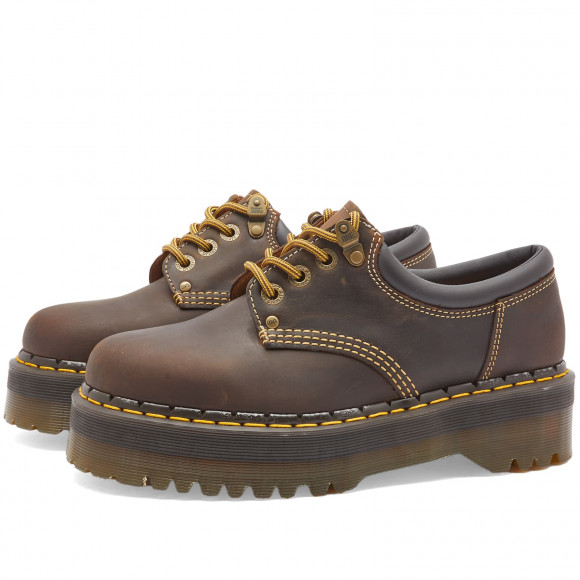 Women's Dr. Martens 8053 Quad Ii Shoes in Brown | Size: UK 3 | Leather/Brass | END Clothing - shopify_US_11108843225426