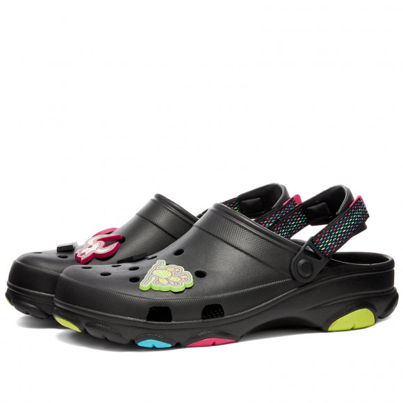 Crocs Classic All Terrain Desert Trip Clog in Black | Size: UK 10 | Rubber/Foam/Croslite | END Clothing - shopify_US_11108844437842