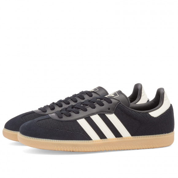 Adidas Samba Og Sneakers in Core Black/White/Magic Beige | Size: UK 8 | Leather/Rubber | END Clothing - shopify_US_11108845977938