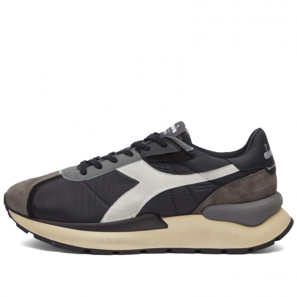 Men's Diadora Mercury Elite Shoes in Black/White Pristine | Size: UK 10.5 | Leather/Rubber/Eva | END Clothing - shopify_US_11108847550802