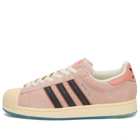 Men's Adidas X Spongebob Patrick Superstar Shoes in Core Black/Wonder Clay | Size: UK 6.5 | Suede/Rubber | END Clothing - shopify_US_11108847714642