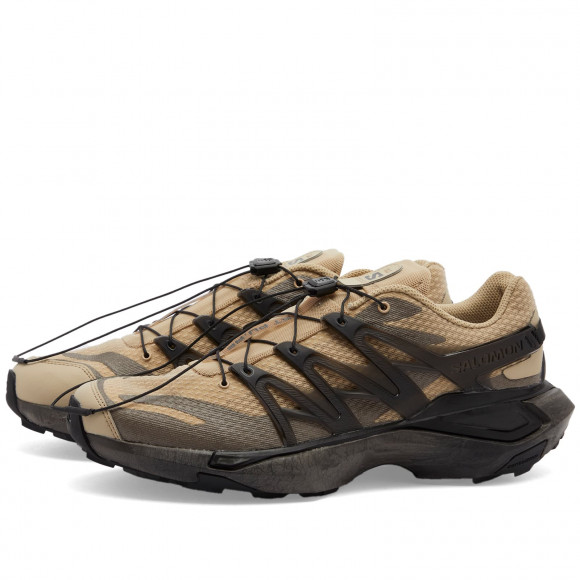 Salomon Xt Pu.re Advanced Shoes in White Pepper/Black/Falcon | Size: UK 7.5 | Rubber/Synthetic | END Clothing - shopify_US_11108849516882