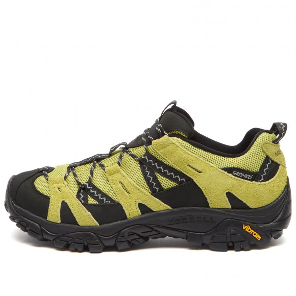 Men's Merrell X Gramicci Moab 2 Siren Sneakers in Dark Citron | Size: UK 10.5 | Suede/Mesh/Foam | END Clothing - shopify_US_11108850827602