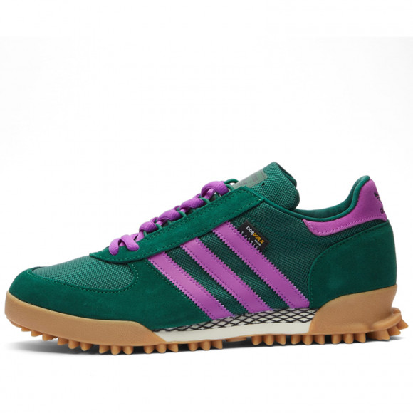 Men's Adidas Marathon Tr Shoes in Collegiate Green/Shock Purple/Dark Green | Size: UK 10.5 | Synthetic Leather/Suede/Mesh | END Clothing - shopify_US_11108851646802