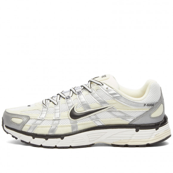 Women's Nike W P-6000 Shoes in Coconut Milk/Black | Size: UK 4.5 | Leather/Suede/Mesh | END Clothing - shopify_US_11108853252434
