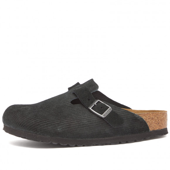 Birkenstock Boston - End. Uk Exclusive Shoes in Black Corduroy | Size: UK 4.5 | Suede/Eva | END Clothing - shopify_US_11108855415122