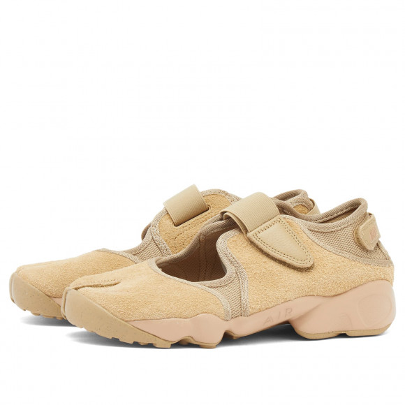 Women's Nike Air Rift Sneakers in Neutrals/Hemp | Size: UK 8.5 | Suede/Rubber | END Clothing - shopify_US_11108855644498