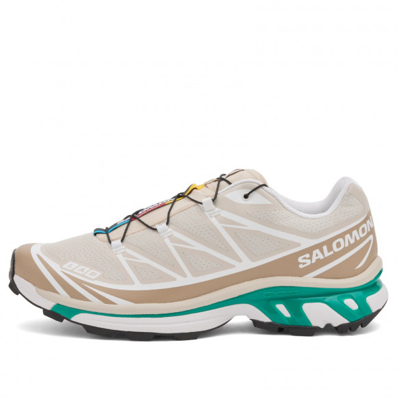 Salomon Xt-6 Sneakers in Rainy Day/Chinchilla/Dynasty Green | Size: UK 10 | Rubber/Synthetic | END Clothing - shopify_US_11108855775570