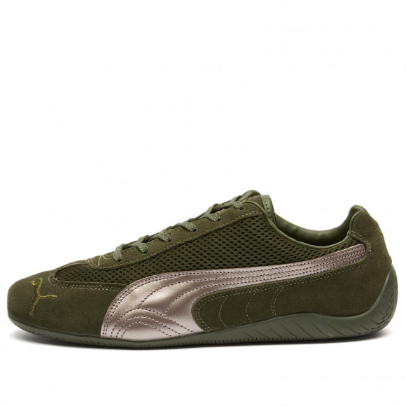 Puma Speedcat Premium Sneakers in Dark Olive/Matte Silver | Size: UK 9.5 | Mesh/Rubber/Synthetic | END Clothing - shopify_US_11108855972178