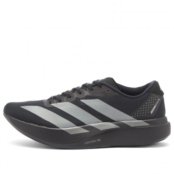 Men's Adidas Adizero Evo Sl Woven Sneakers in Core Black/Iron Met./Carbon | Size: UK 11.5 | Rubber/Synthetic | END Clothing - shopify_US_11108866818386