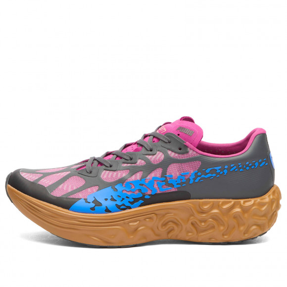 Men's Puma X Salehe Bembury Velum Nitro Sneakers in Magenta Gleam/Dusky Grey | Size: UK 10.5 | Mesh/Rubber/Foam | END Clothing - shopify_US_11108870848850
