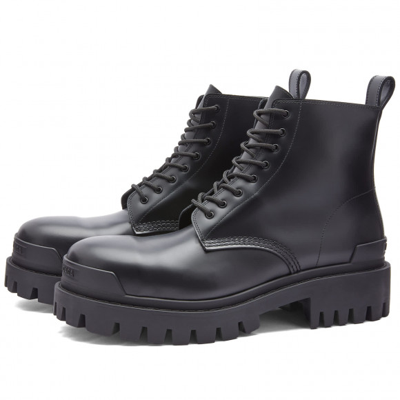 Men's Balenciaga Strike Bootie L20 in Black | Size: UK 9 | Leather/Rubber | END Clothing - shopify_US_11108872028498