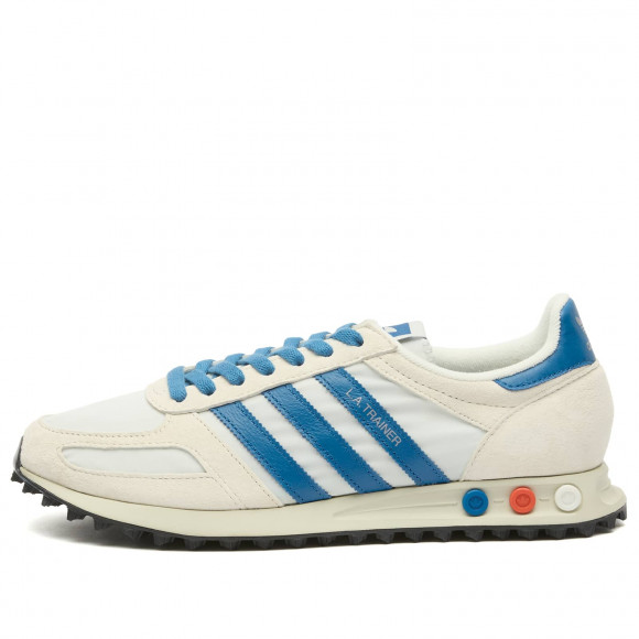 Adidas La Trainer Og Sneakers in Off White/Dark Marine/Crystal White | Size: UK 8.5 | Nylon/Suede/Rubber | END Clothing - shopify_US_11108874223954