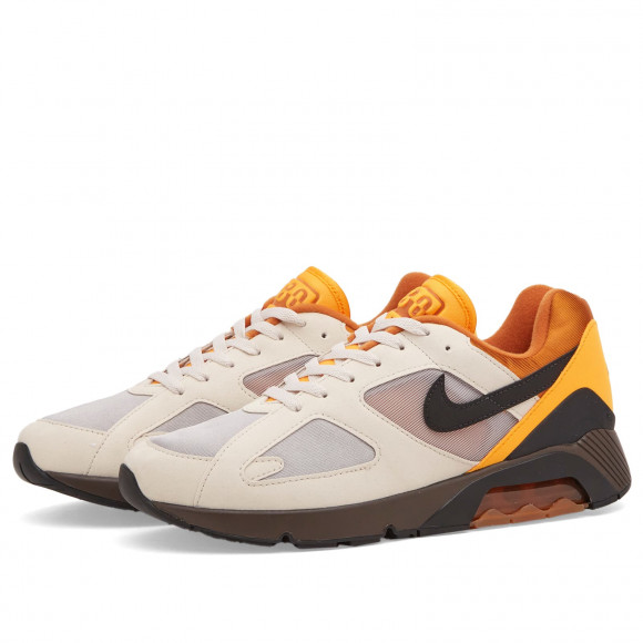 Men's Nike Air 180 Sneakers in Black/College Grey/Sundial | Size: UK 7.5 | Suede/Mesh/Rubber | END Clothing - shopify_US_11108874289490