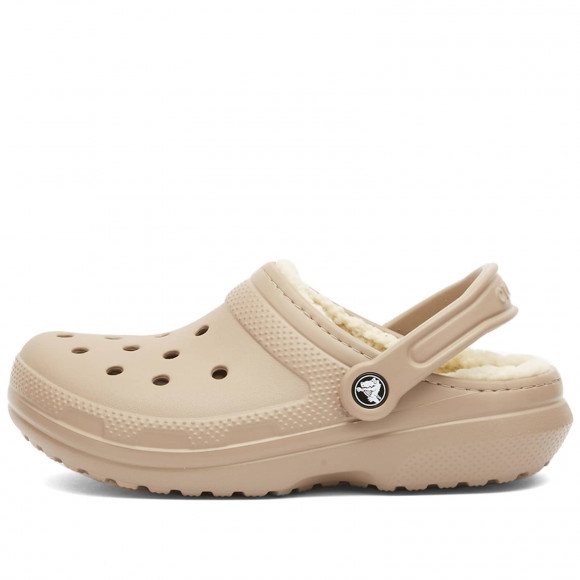 Crocs Classic Lined Clog in Mushroom/Bone | Size: UK 9 | Rubber/Foam/Eva | END Clothing - shopify_US_11108875108690