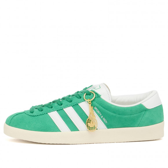 Women's Adidas X Sporty & Rich Blanc Sneakers in Court Green White | Size: UK 8 | Leather/Suede/Rubber | END Clothing - shopify_US_11108875338066