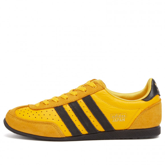 Women's Adidas Japan W Sneakers in Yellow/Black/Gold Met. | Size: UK 8.5 | Leather/Rubber/Eva | END Clothing - shopify_US_11108878090578