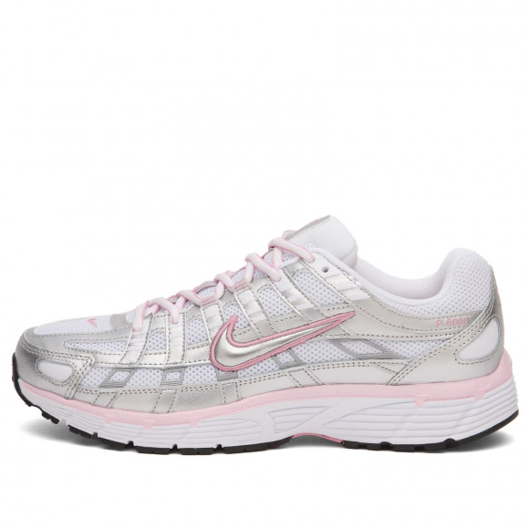 Women's Nike P-6000 W Sneakers in White/Silver/Pink | Size: UK 8 | Mesh/Rubber/Foam | END Clothing - shopify_US_11108878942546