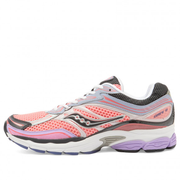 Men's Saucony Progrid Omni 9 Sneakers in Pink/Purple | Size: UK 8 | Mesh/Rubber | END Clothing - shopify_US_11108879040850