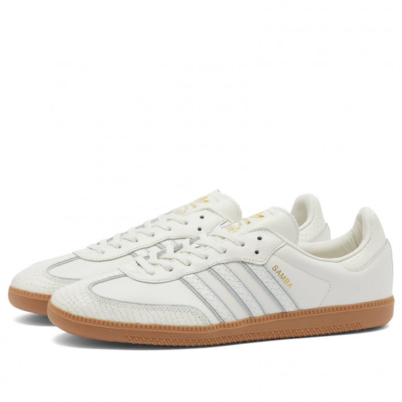 Adidas Samba Og Shoes in Core White/Core White/Gum | Size: UK 7 | Leather/Rubber | END Clothing - shopify_US_11108879335762