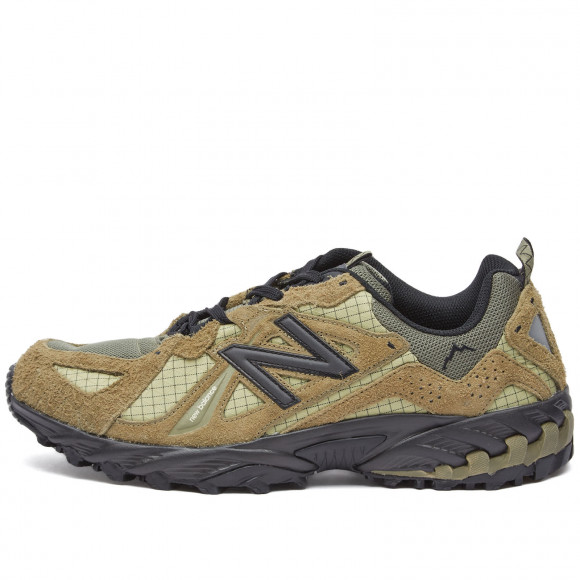 Men's New Balance X Cayl Ml610Tcl Shoes in Covert Green | Size: UK 11.5 | Suede/Mesh/Rubber | END Clothing - shopify_US_11108880974162